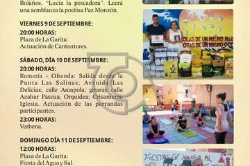 Programa completo de las fiestas de La Garita 2022/TA.